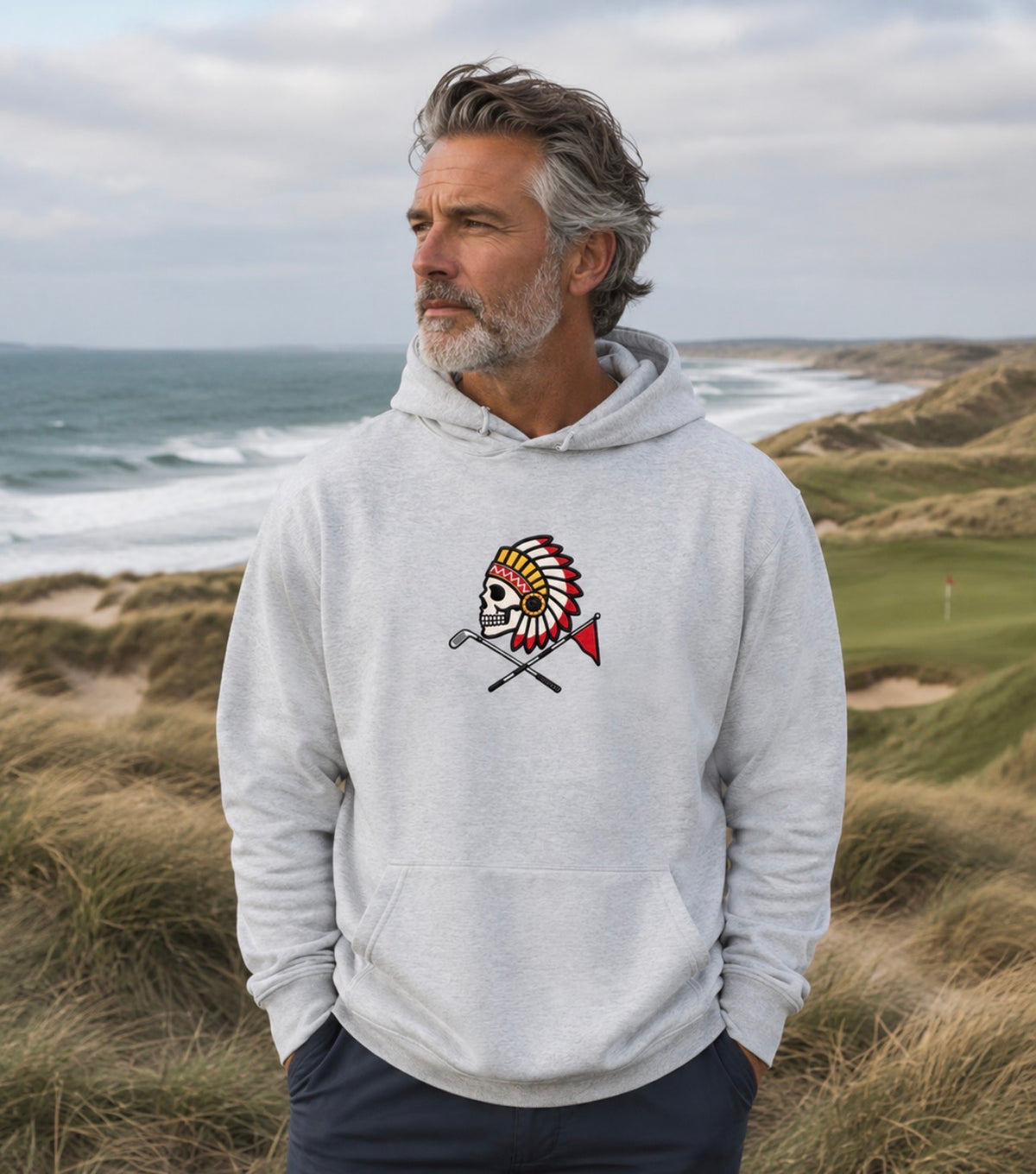 FLAG & IRON Light Grey Sweatshirt Hoodie