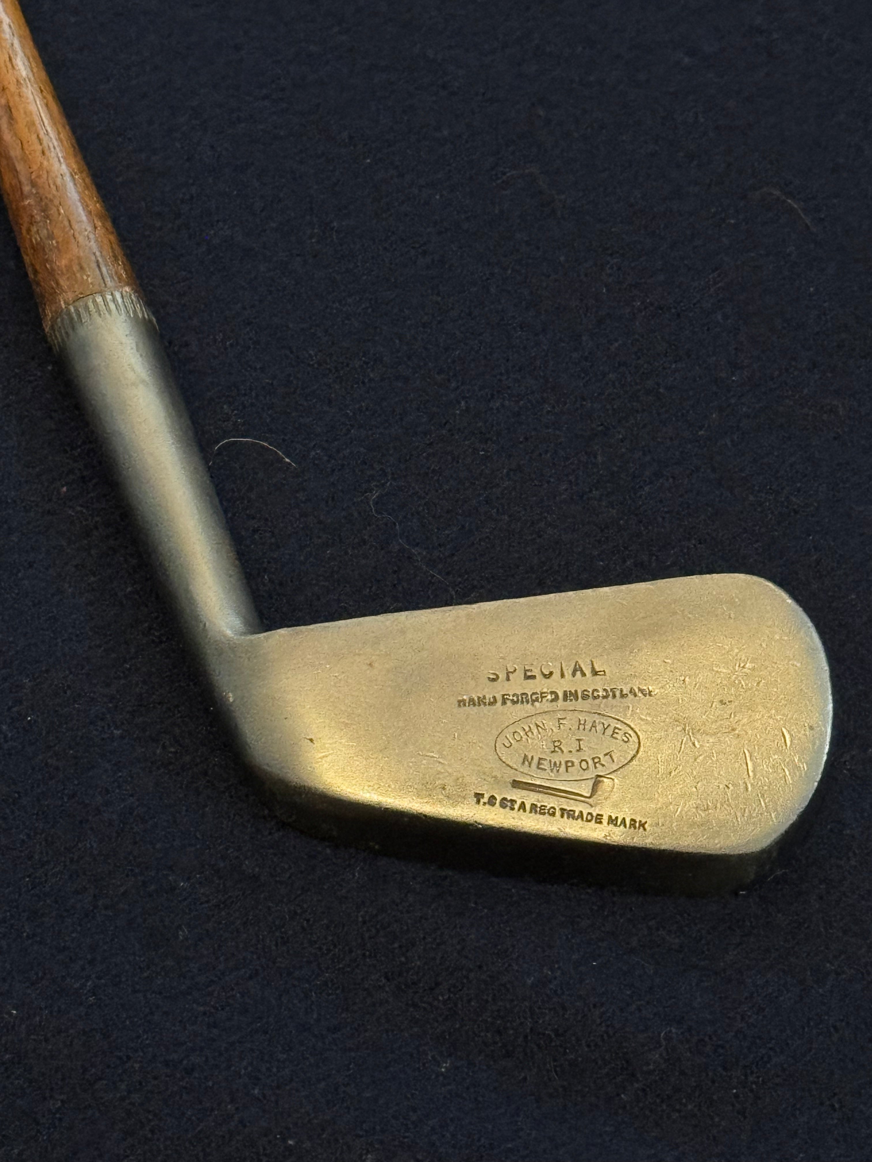 Newport CC Historical T. Stewart Hickory Shafted Mashie Iron