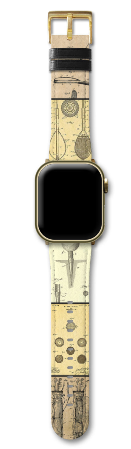 Golf Patent Apple Watch Band