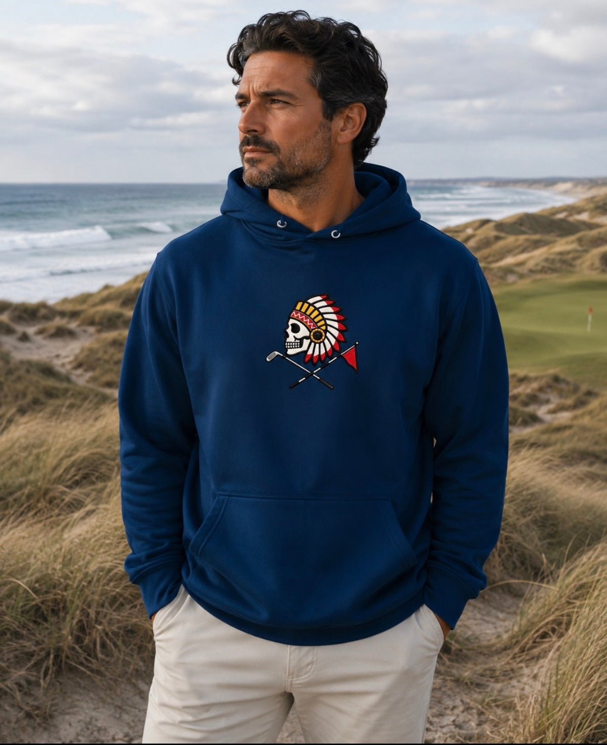 FLAG & IRON Navy Sweatshirt Hoodie
