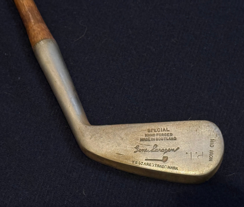 Extremely Rare Gene Sarazen Signature Mid Iron (T Stewart)