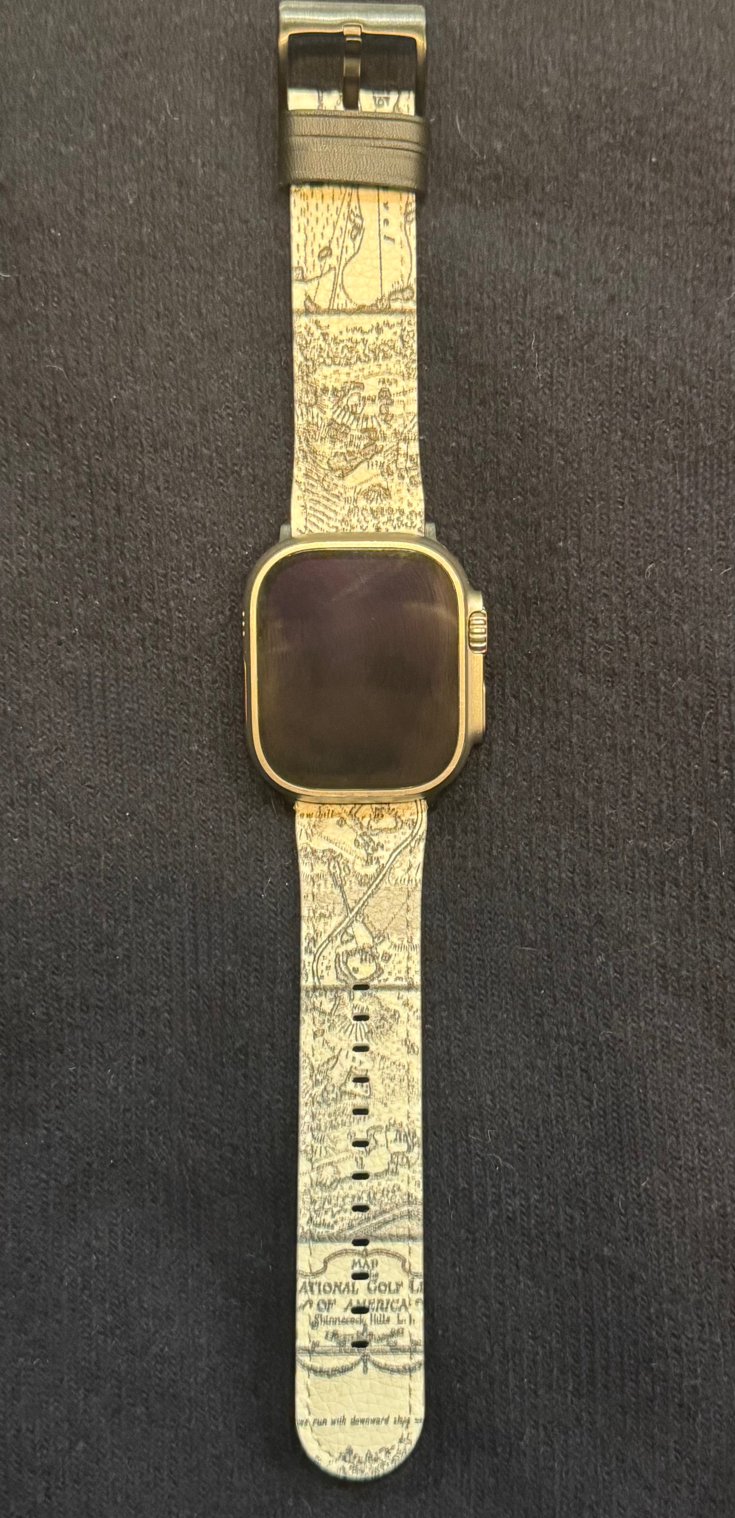 Custom Design: NGLA Blueprint Apple Watch Band