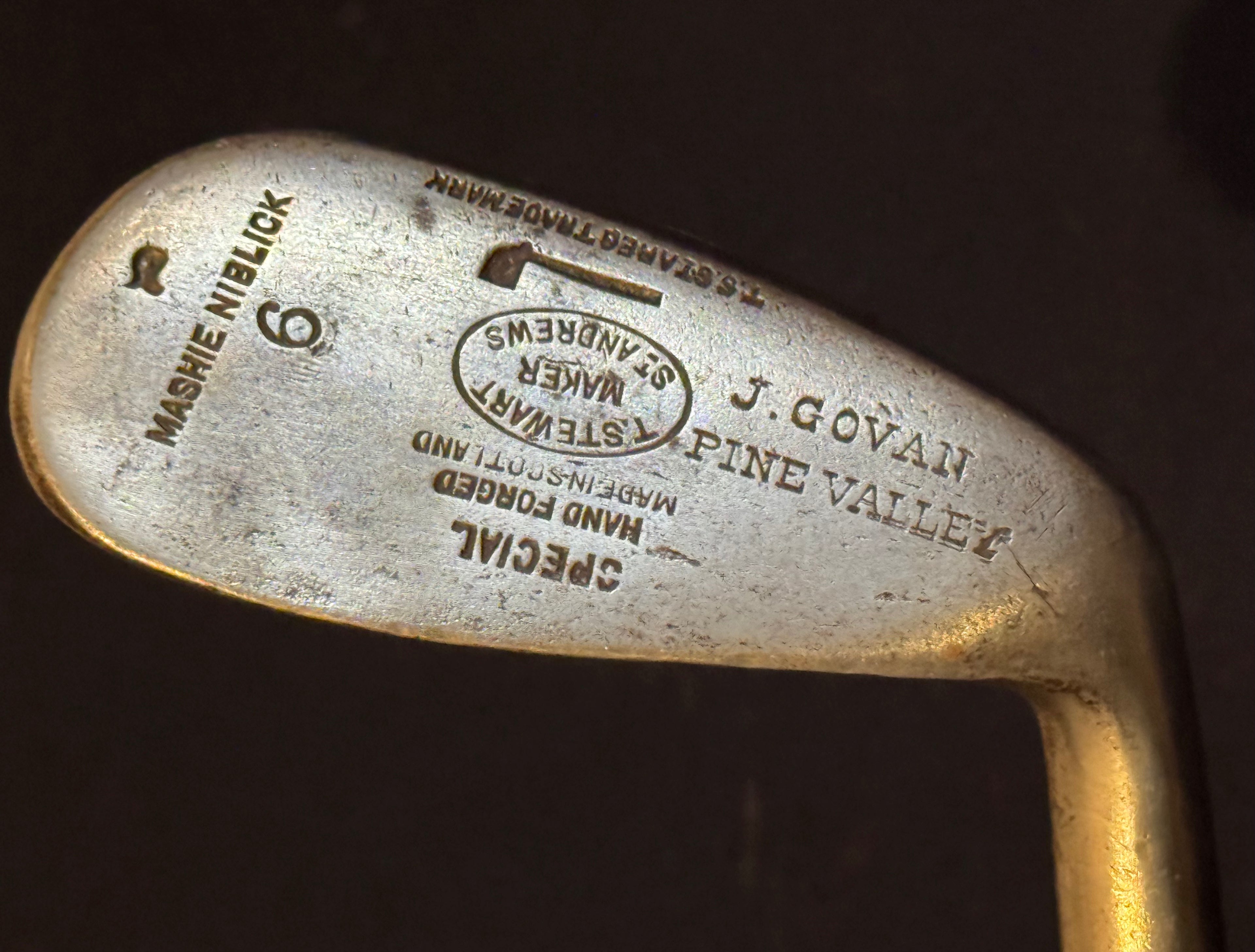 1920’s Pine Valley Golf Club Historical Hickory Shafted Golf Club
