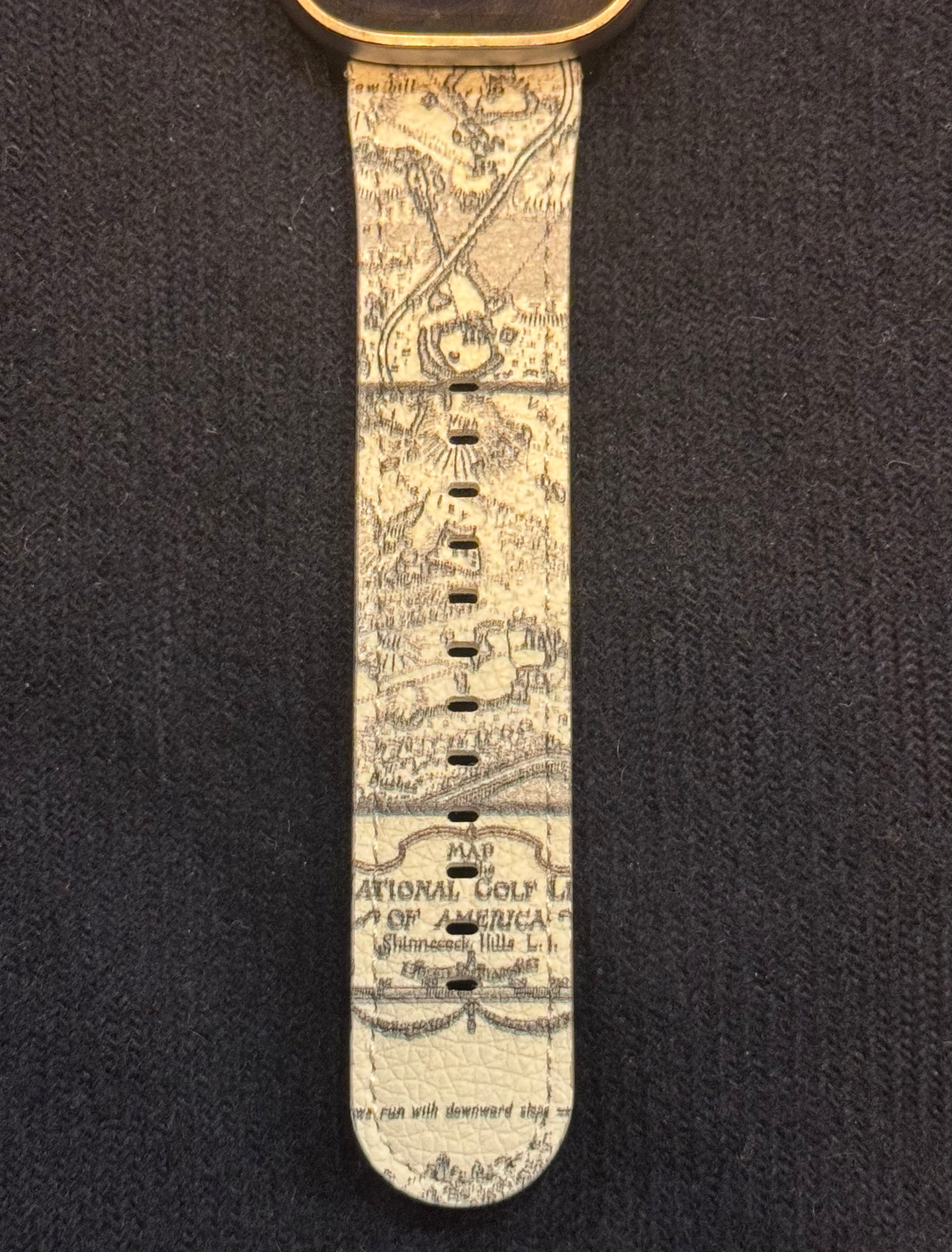 Custom Design: NGLA Blueprint Apple Watch Band